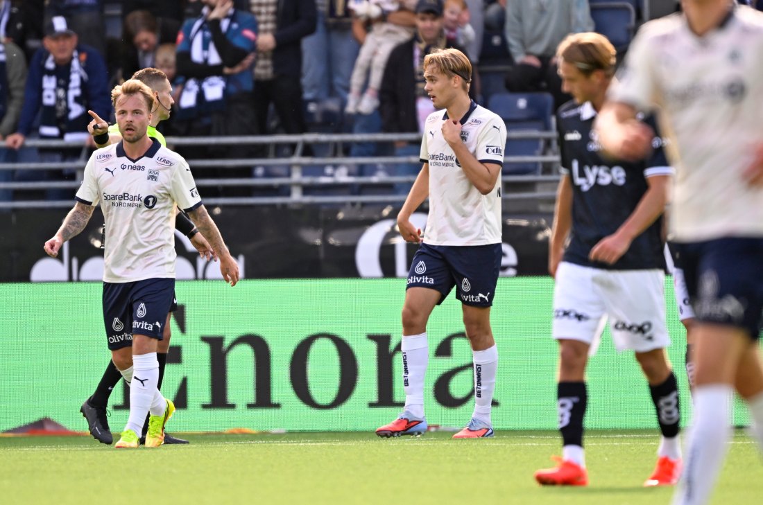 Leander Næss Alvheim scoret igjen, men det ble en tung dag for KBK. Foto: NTB