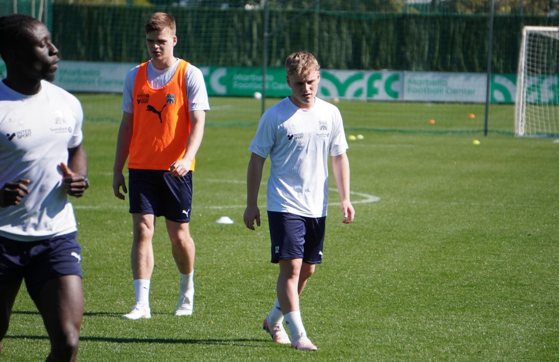 Aron Benjaminsen har vært med på treningsleir i Marbella de to siste årene.