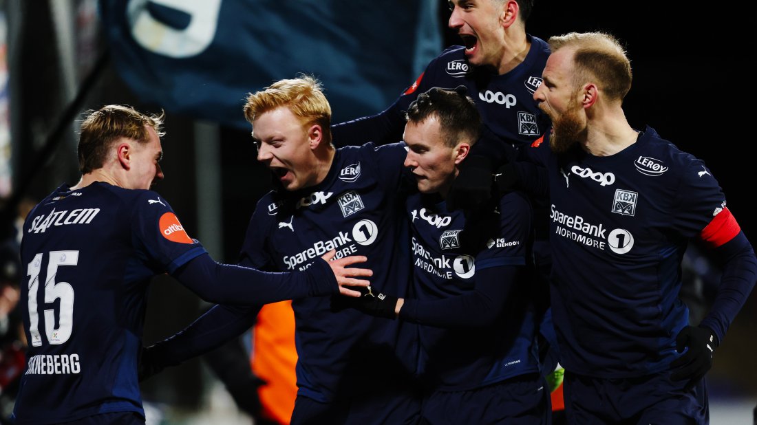 KBK-jubel på KFUM Arena i fjor høst. Foto: NTB