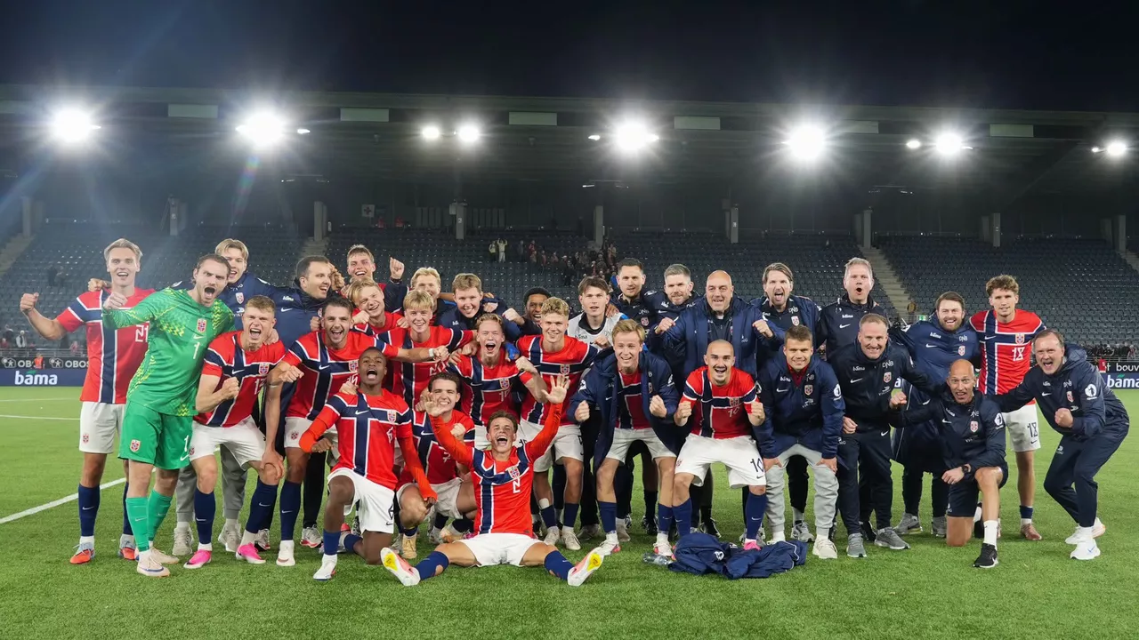 Norge U21 kvalifiserte seg til EM i 2027. Foto: NFF