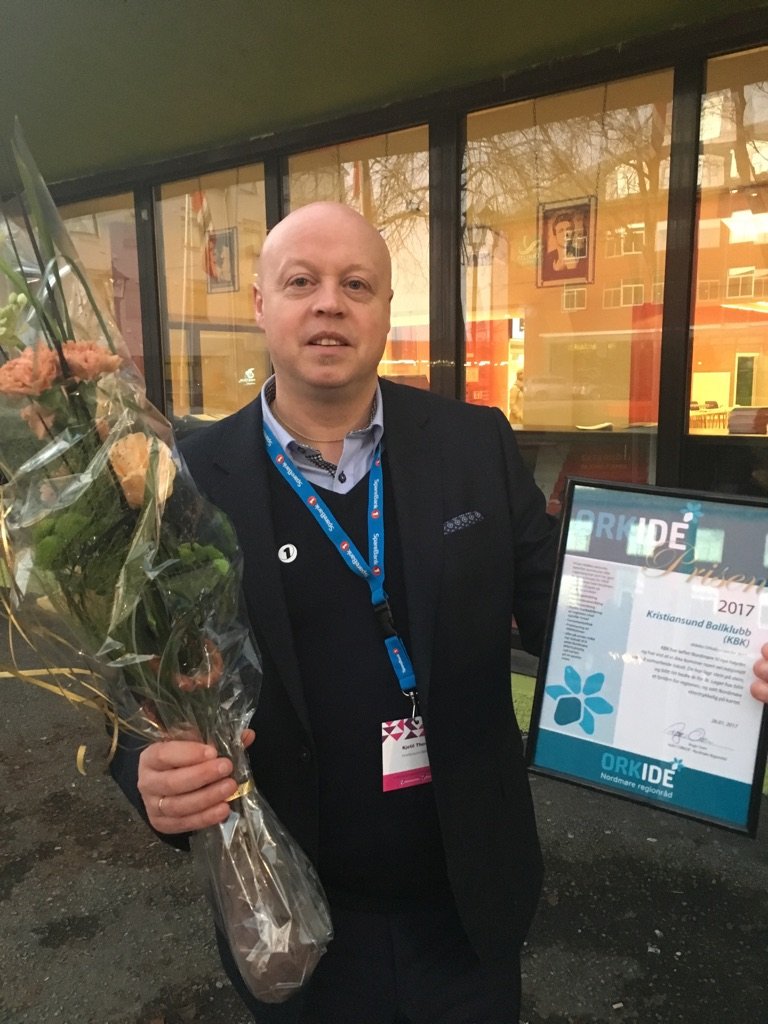 Det var en stolt Thorsen som i dag mottok ORKídeprisen for KBK