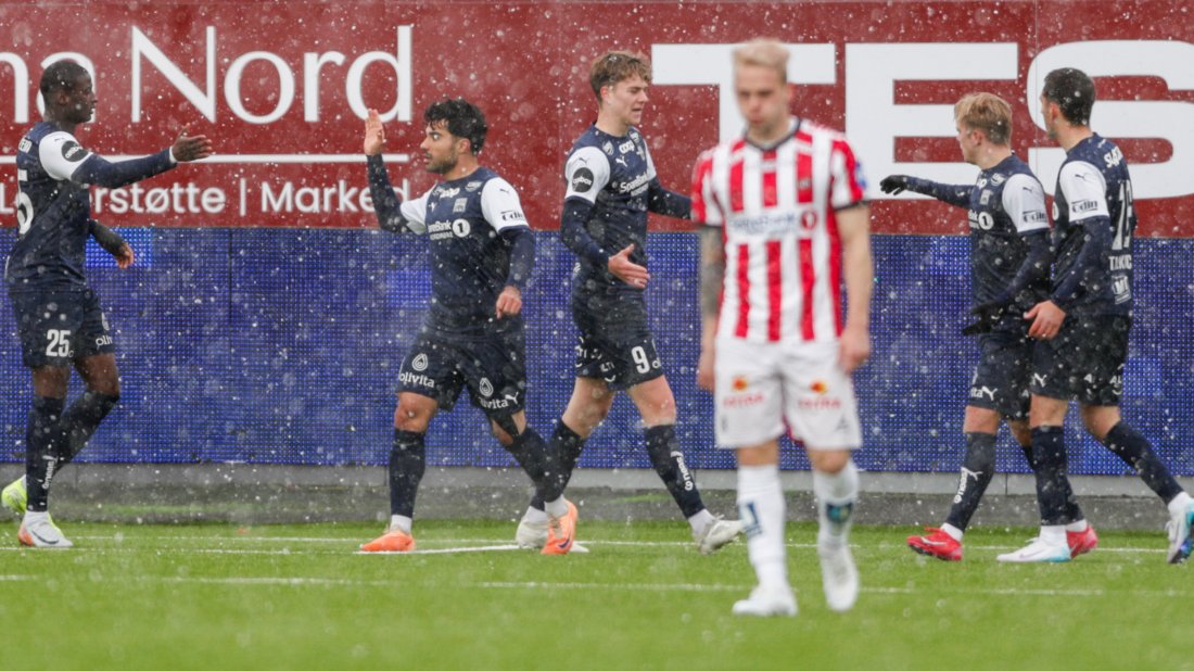 KBK jubler for Sander Kilens 1-1-scoring. Foto: NTB