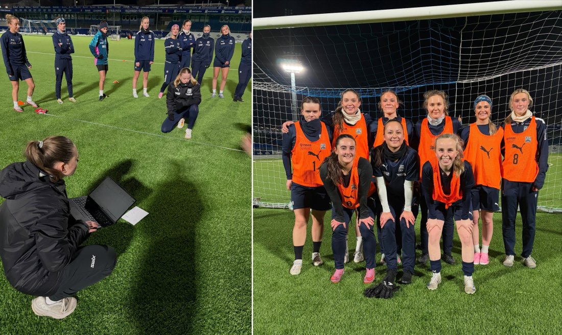 KBK Kvinner har hatt gode økter på hjemmebane i vinter, og skal nå på treningsleir i Danmark.