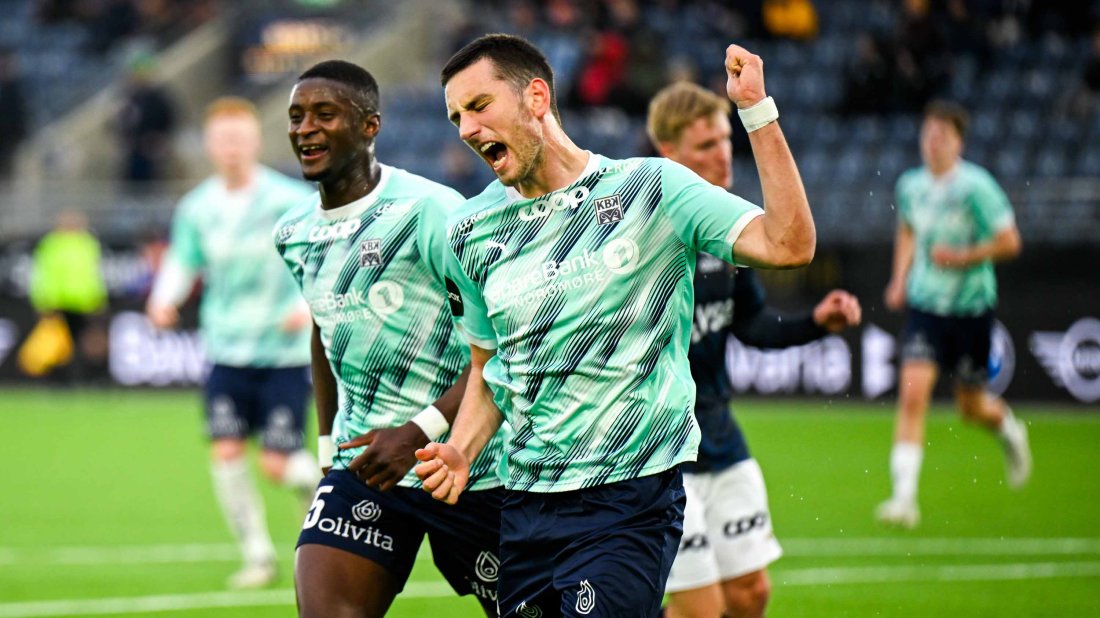 David Tufekcic klatret opp som toppscorer i Eliteserien med sitt tredje mål på tre kamper. Foto: NTB