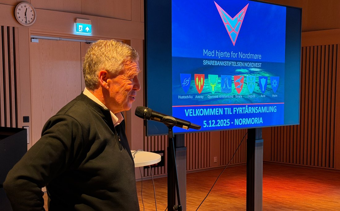 Daglig leder Odd Einar Folland i Sparebankstiftelsen Nordvest.