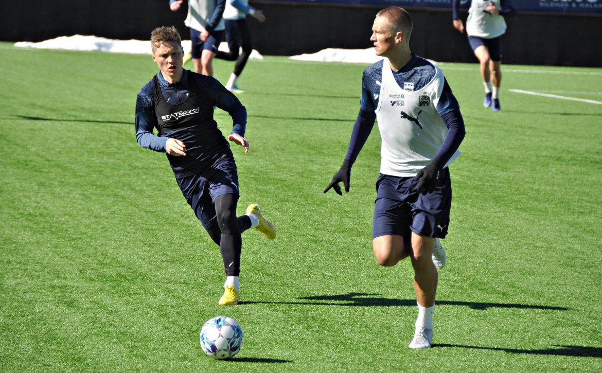 Isak Hagen Aalberg (til høyre) og Torgil Øwre Gjertsen.