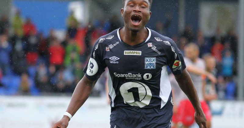 Jean. Mendy ga KBK 1-0 på utsøkt vis