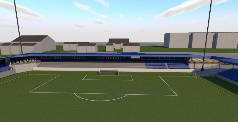 Tribune Nord vil ha både stå- og sitteplasser, samt en terrasse som vil være åpen før kampstart