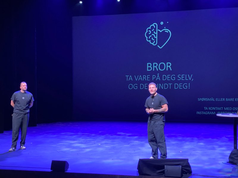 Felix Balduaf(til høyre) og Even Karpuz i BROR med sterkt og viktig fokus som berører alle.