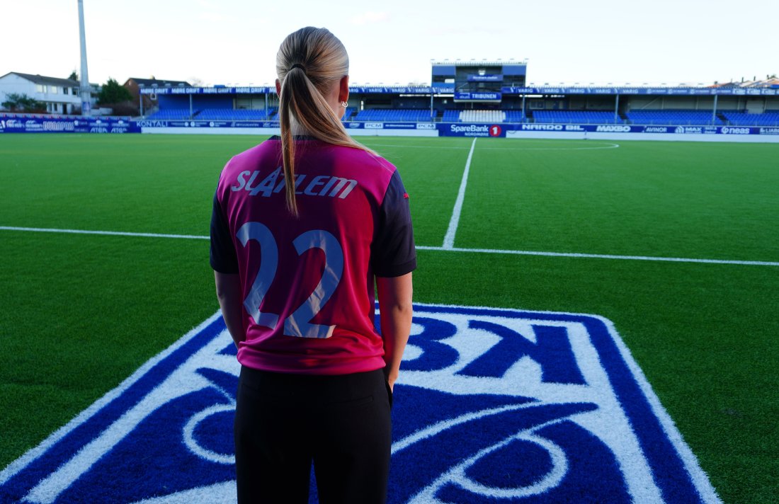 Augusta Skrede Luggenes har allerede fått favorittnummeret 22 på KBK-drakta.