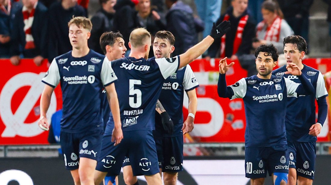 Jubel for KBK-scoring i første omgang. Foto: NTB