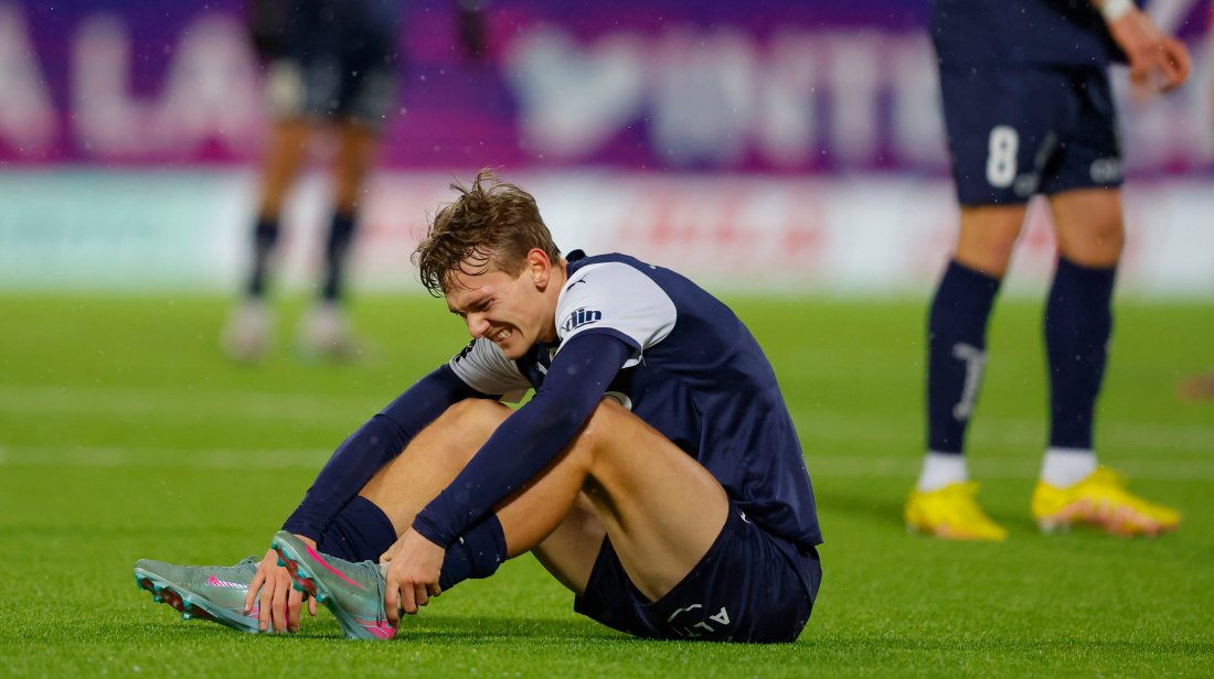 Frederik Flex spilte hele kampen på venstrebacken. Foto: NTB