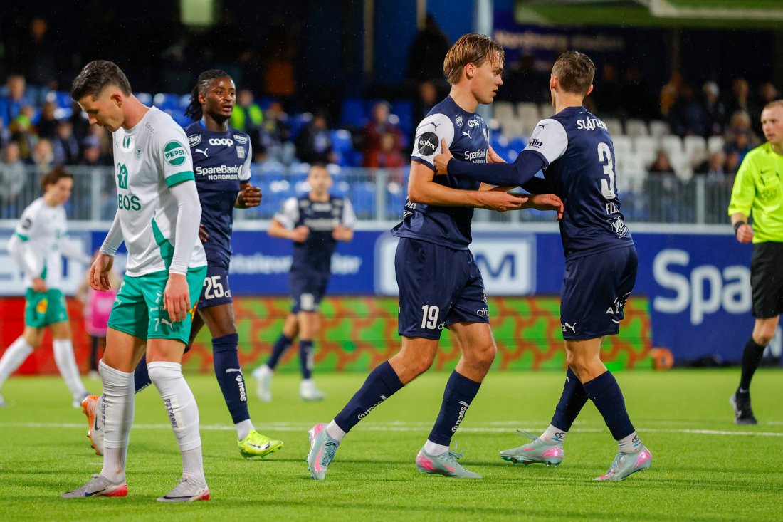 Leander Næss Alvheim reduserte for KBK på overtid. Foto: NTB