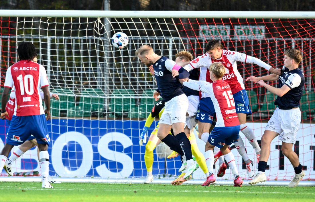 Dan Peter Ulvestad scoret tidlig i første omgang. Foto: NTB