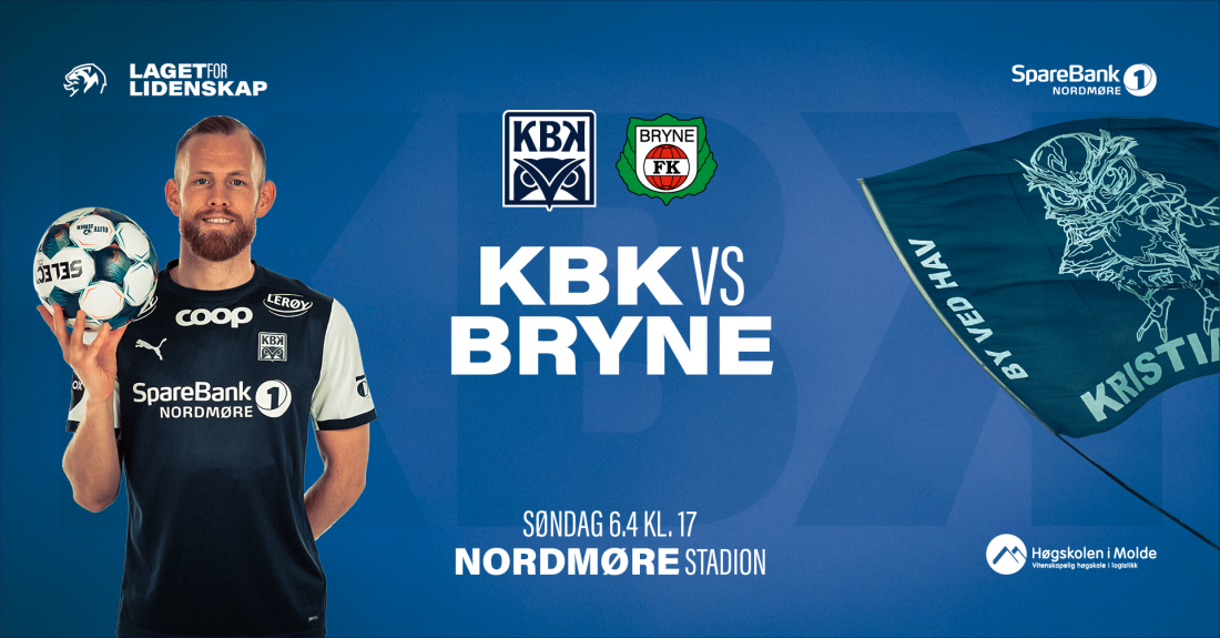 KBK–Bryne har avspark søndag kl. 17.00.